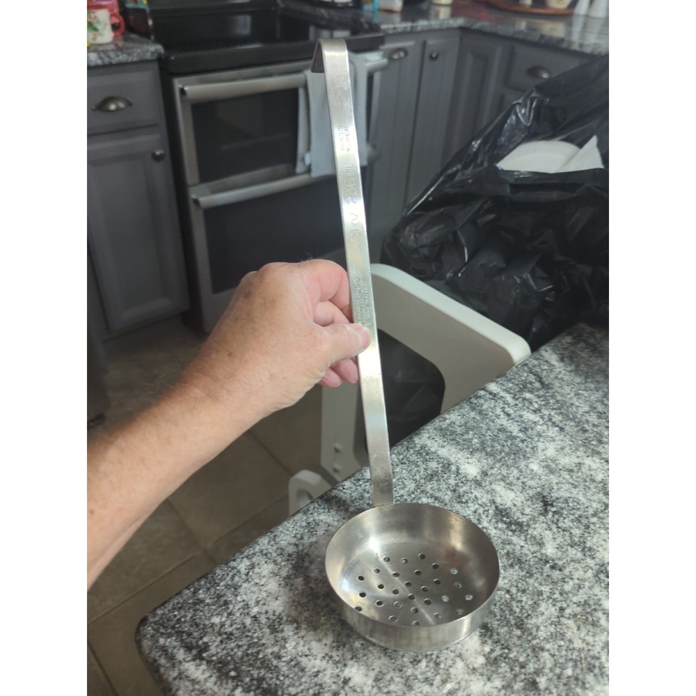 American Metalcraft Stainless Steel Slotted Dipper Ladle Heavy Duty Korea